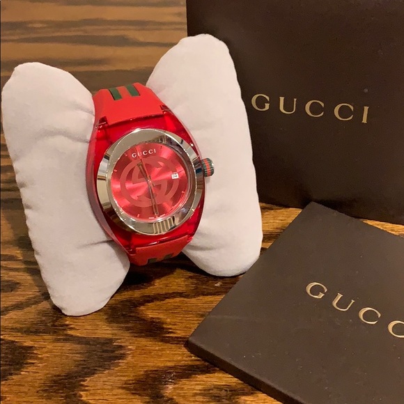 Gucci Other - Gucci Sync Stainless Steel Watch: Red